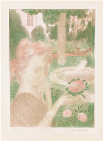 MAURICE DENIS Two color lithographs.